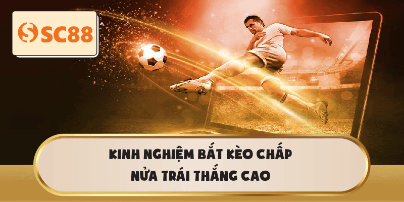 Kinh nghiệm bắt Kèo Chấp Nửa Trái thắng cao