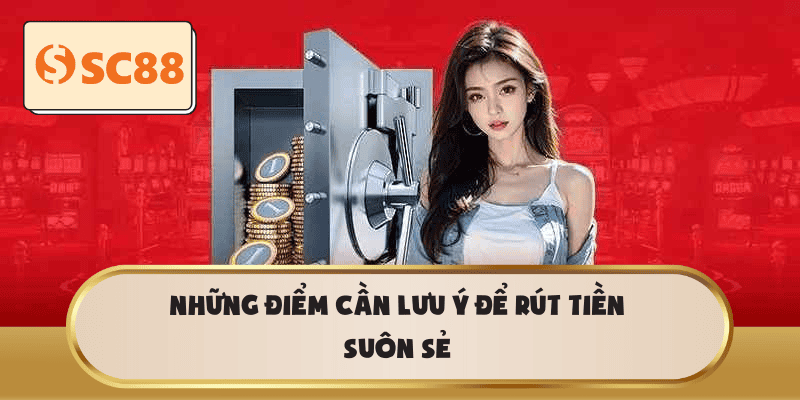 Những điểm cần lưu ý để rút tiền suôn sẻ